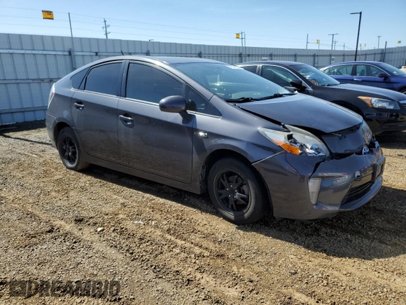 2013 Toyota Prius One with VIN JTDKN3DU2D1675633, listed as a Copart auction lot 49341255 with 232,622 mi miles and Salvage Title. Bid and sale history available at DreamBid. Image 4.