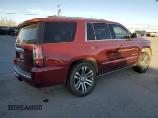 2017 GMC Yukon Denali with VIN 1GKS1CKJ1HR289530, listed as a Copart auction lot 85644374 with 131,614 mi miles and Salvage Title. Bid and sale history available at carsss.com. Image 3.