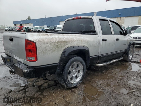 2004 Dodge 1500 SLT with VIN 1D7HA18D64S632790, listed as a Copart auction lot 55580905 with Not Provided miles and Salvage Title. Bid and sale history available at DreamBid. Image 3.