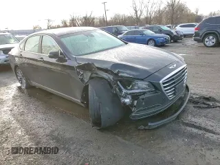 2017 Genesis G80 3.8L with VIN KMHGN4JE2HU205269, listed as a Copart auction lot 50288695 with Not Provided miles and Salvage Title. Bid and sale history available at DreamBid. Image 10.