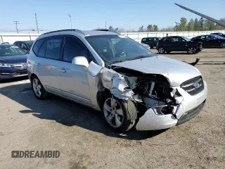 2007 Kia Rondo EX with VIN KNAFG526977104036, listed as a Copart auction lot 44372613 with 107,100 mi miles and Salvage Title. Bid and sale history available at carsss.com. Image 11.