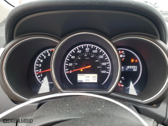 2011 Nissan Murano LE with VIN JN8AZ1MU7BW064165, listed as a Copart auction lot 81290964 with 189,994 mi miles and Salvage Title. Bid and sale history available at carsss.com. Image 9.