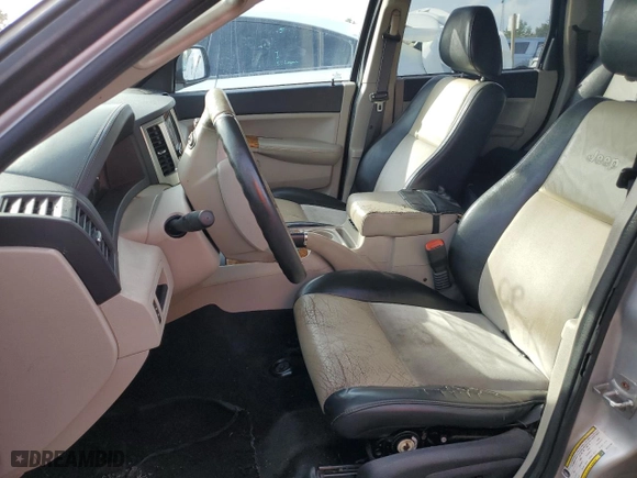 2009 Jeep Grand Cherokee Limited with VIN 1J8HS58P59C512708, listed as a Copart auction lot 79831784 with 0 mi miles and Clean Title. Bid and sale history available at carsss.com. Image 7.