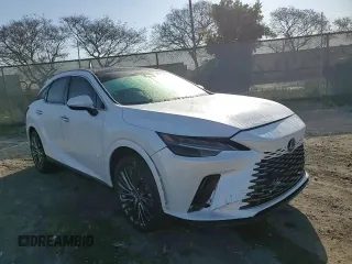 2025 Lexus RX 350h with VIN 2T2BBMCA4SC065324, listed as a Copart auction lot 49874505 with 3,849 mi miles and Salvage title. Bid and sale history available at DreamBid. Image 12.