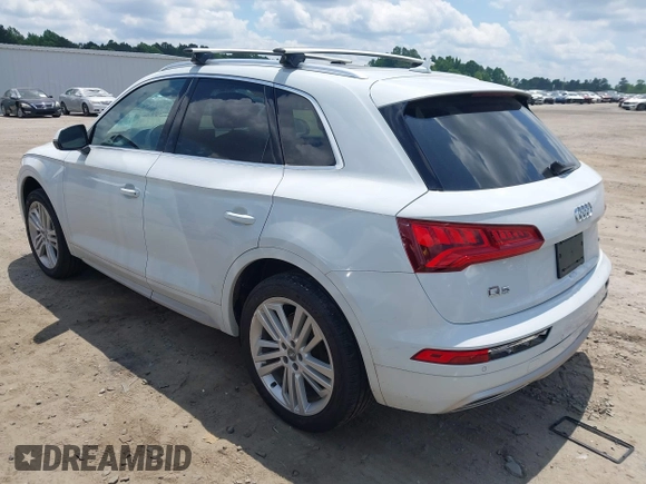 2019 Audi Q5 Premium Plus with VIN WA1BNAFY3K2135987, listed as a IAAI auction lot 42321260 with 64,757 mi miles and . Bid and sale history available at DreamBid. Image 3.