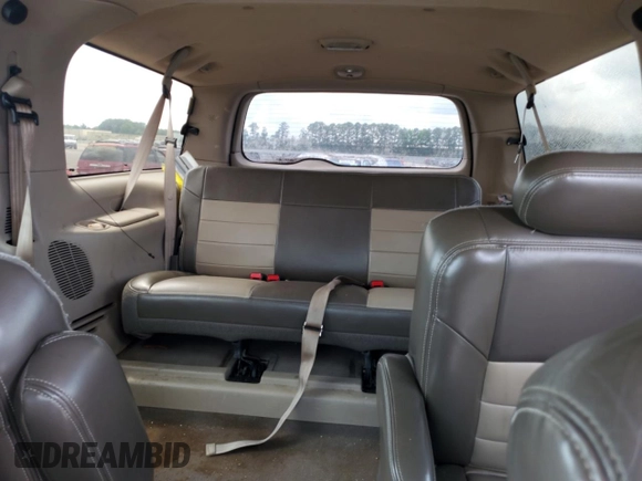 2003 Ford Excursion Eddie Bauer с VIN 1FMNU45S63EA15696, выставлен на аукционе Copart как лот 57557965 с пробегом 129 493 миль миль и Чистый • Clean title. История ставок и продаж доступна на DreamBid. Изображение 10.