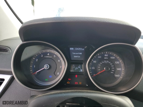 2017 Hyundai Elantra GT with VIN KMHD35LH4HU364378, listed as a Copart auction lot 47636705 with 134,393 mi miles and Salvage Title. Bid and sale history available at carsss.com. Image 9.
