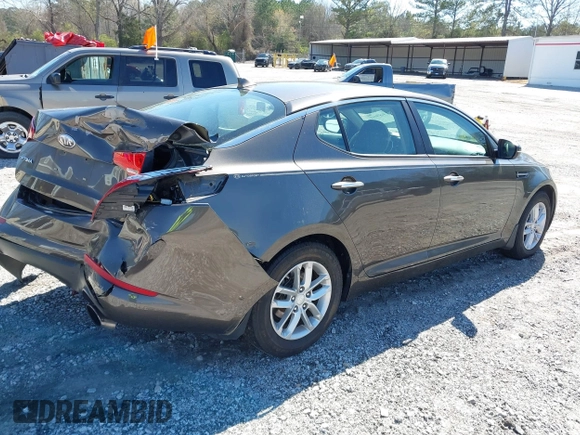 2013 Kia Optima LX with VIN 5XXGM4A77DG157034, listed as a IAAI auction lot 41870513 with 142,433 mi miles and . Bid and sale history available at carsss.com. Image 4.