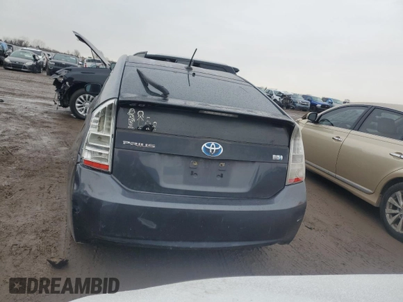 2010 Toyota Prius II with VIN JTDKN3DU2A1003907, listed as a Copart auction lot 48234605 with 281,205 mi miles and Salvage Title. Bid and sale history available at DreamBid. Image 6.