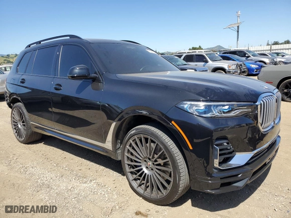 2022 BMW X7 ALPINA XB7 with VIN 5UXCX6C12N9K10388, listed as a Copart auction lot 53538064 with 34,939 mi miles and Salvage Title. Bid and sale history available at carsss.com. Image 4.