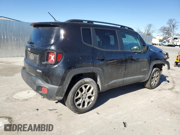 2017 Jeep Renegade Latitude with VIN ZACCJBBB5HPF31270, listed as a Copart auction lot 47350685 with 105,569 mi miles and Salvage Title. Bid and sale history available at carsss.com. Image 3.