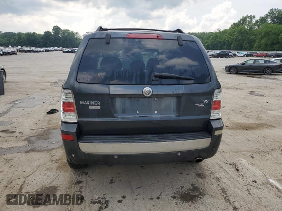 2008 Mercury Mariner Premier with VIN 4M2CU87158KJ29182, listed as a Copart auction lot 62868305 with 256,630 mi miles and Salvage title. Bid and sale history available at DreamBid. Image 6.