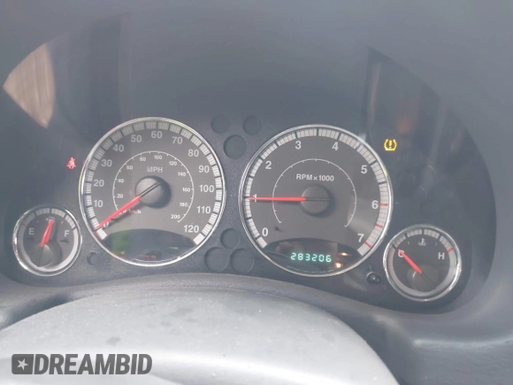 2005 Jeep Liberty Limited with VIN 1J4GK58K75W651930, listed as a IAAI auction lot 41879451 with 283,206 mi miles. Bid and sale history available at carsss.com. Image 7.