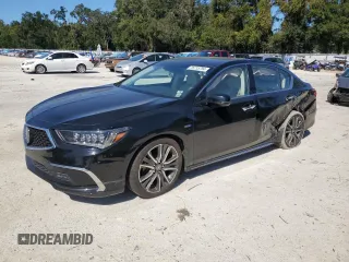 2018 Acura RLX Sport Hybrid w/Advance Pkg with VIN JH4KC2F9XJC000569, listed as a Copart auction lot 76715794 with 71,522 mi miles and Salvage Title. Bid and sale history available at carsss.com. Image 1.