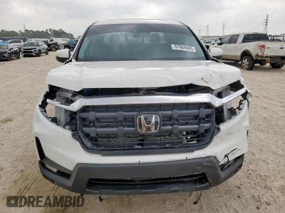 2025 Honda Ridgeline RTL z VIN 5FPYK3F53SB012947, wystawiony jako Copart lot #57884085 z przebiegiem 3 362 mil mil oraz Szkoda całkowita • Salvage title. Historia ofert i sprzedaży dostępna na DreamBid. Obrazek 5.