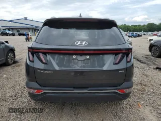 2023 Hyundai Tucson SEL with VIN 5NMJBCAE5PH186784, listed as a Copart auction lot 62896985 with 13,633 mi miles and Salvage title. Bid and sale history available at DreamBid. Image 6.
