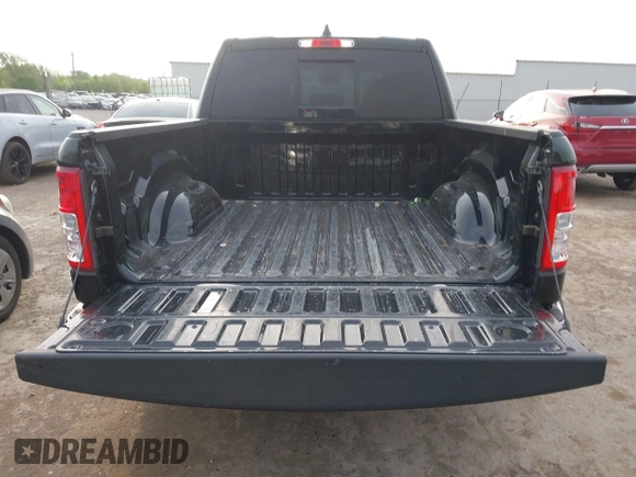 2022 Ram 1500 Lone Star with VIN 1C6RREFG1NN253599, listed as a IAAI auction lot 42065945 with 43,726 mi miles and . Bid and sale history available at DreamBid. Image 16.