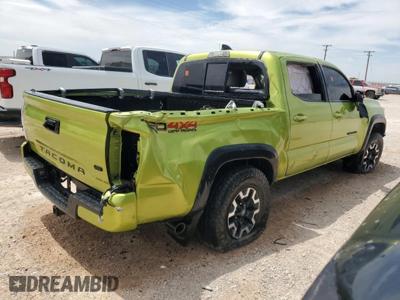 2023 Toyota Tacoma SR z VIN 3TYCZ5AN6PT153777, wystawiony jako Copart lot #56231855 z przebiegiem Nie podano mil oraz Czysty tytuł • Clean title. Historia ofert i sprzedaży dostępna na DreamBid. Obrazek 3.
