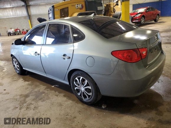 2009 Hyundai Elantra GLS with VIN KMHDU46DX9U787838, listed as a Copart auction lot 61500845 with 146,127 mi miles and Salvage title. Bid and sale history available at DreamBid. Image 2.