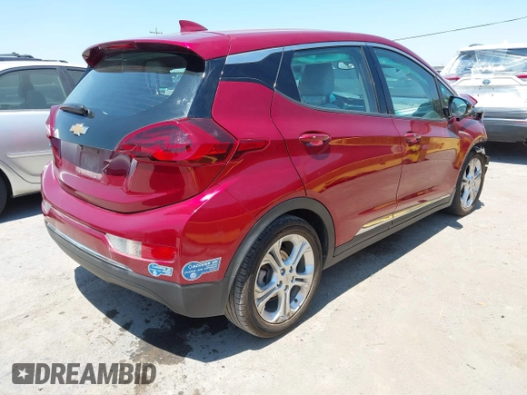 2017 Chevrolet Bolt EV LT z VIN 1G1FW6S08H4182035, wystawiony jako IAAI lot #42733486 z przebiegiem 54 476 mil mil oraz . Historia ofert i sprzedaży dostępna na DreamBid. Obrazek 4.