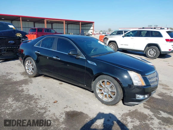 2008 Cadillac CTS AWD w/1SB with VIN 1G6DT57V280213375, listed as a IAAI auction lot 40646045 with 125,835 mi miles. Bid and sale history available at carsss.com. Image 1.