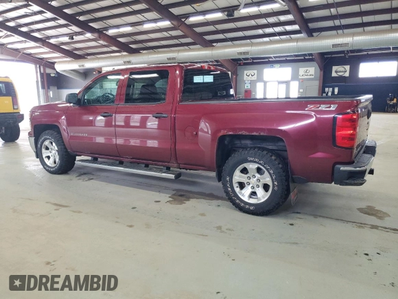 2014 Chevrolet Silverado 1500 LT with VIN 1GCUKREC9EF195006, listed as a Copart auction lot 54220595 with 165,478 mi miles and Clean Title. Bid and sale history available at DreamBid. Image 2.