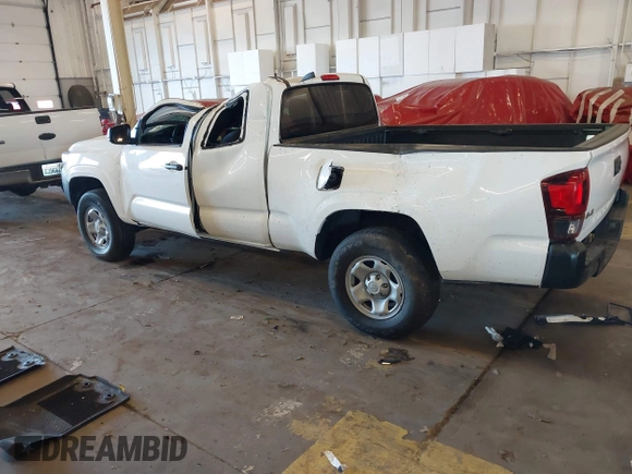 2022 Toyota Tacoma SR with VIN 3TYSX5EN5NT011641, listed as a IAAI auction lot 41690101 with 17,491 mi miles and . Bid and sale history available at DreamBid. Image 3.