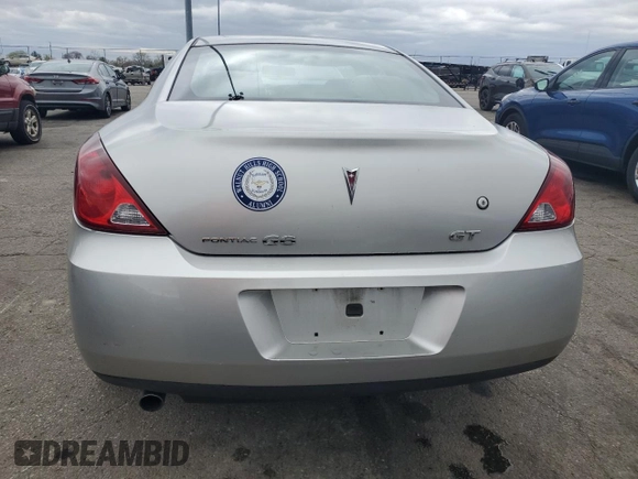 2006 Pontiac G6 GT with VIN 1G2ZH158064145436, listed as a Copart auction lot 53405895 with 84,581 mi miles and Salvage Title. Bid and sale history available at carsss.com. Image 6.