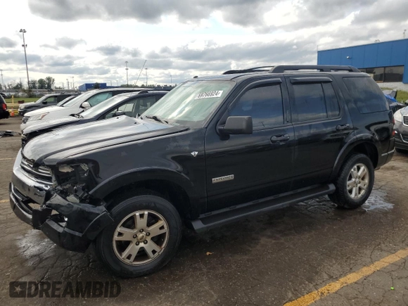 2008 Ford Explorer XLT with VIN 1FMEU73818UA67114, listed as a Copart auction lot 69766924 with 171,484 mi miles and Salvage Title. Bid and sale history available at carsss.com. Image 1.