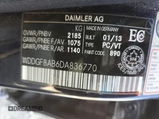 2013 Mercedes-Benz C 300 Sport z VIN WDDGF8AB6DA836770, wystawiony jako Copart lot #59181105 z przebiegiem 153 471 mil mil oraz Szkoda całkowita • Salvage title. Historia ofert i sprzedaży dostępna na DreamBid. Obrazek 12.