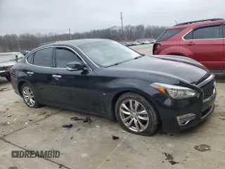 2017 Infiniti Q70 3.7 with VIN JN1BY1AP9HM740558, listed as a Copart auction lot 45380705 with 143,810 mi miles and Salvage title. Bid and sale history available at DreamBid. Image 4.
