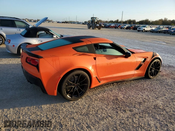 2019 Chevrolet Corvette Grand Sport 2LT with VIN 1G1YY2D71K5100265, listed as a Copart auction lot 78802304 with 0 mi miles and Salvage Title. Bid and sale history available at carsss.com. Image 3.