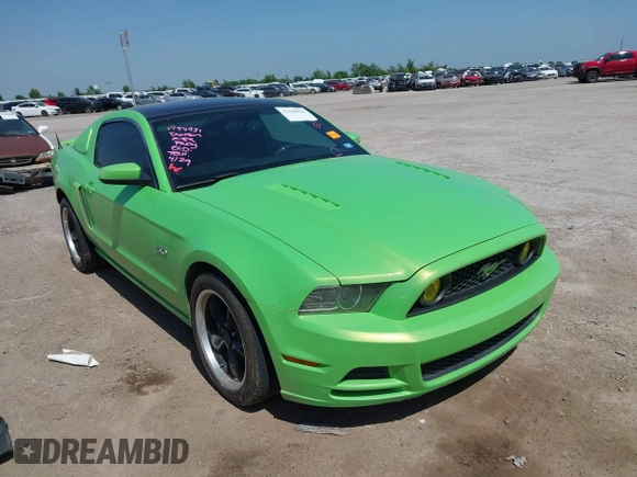 2013 Ford Mustang GT with VIN 1ZVBP8CF9D5261944, listed as a IAAI auction lot 42248010 with 96,633 mi miles and . Bid and sale history available at DreamBid. Image 1.