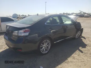 2010 Lexus HS with VIN JTHBB1BA6A2020028, listed as a Copart auction lot 72962654 with 79,073 mi miles and Salvage Title. Bid and sale history available at carsss.com. Image 3.