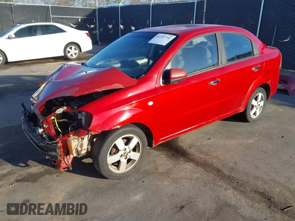 2008 Chevrolet Aveo LT with VIN KL1TG56668B064083, listed as a IAAI auction lot 41357792 with 140,015 mi miles and . Bid and sale history available at DreamBid. Image 2.