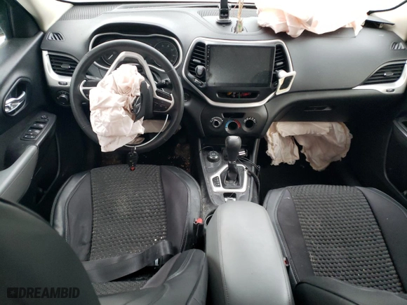 2014 Jeep Cherokee Sport with VIN 1C4PJMAB9EW209891, listed as a Copart auction lot 45313515 with 166,652 mi miles and Salvage Title. Bid and sale history available at carsss.com. Image 8.