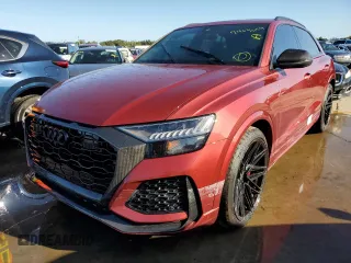 2021 Audi RS Q8 z VIN WU1ARBF13MD029385, wystawiony jako Copart lot #74667154 z przebiegiem 34 069 mil mil oraz Nie do naprawy. Historia ofert i sprzedaży dostępna na DreamBid. Obrazek 1.