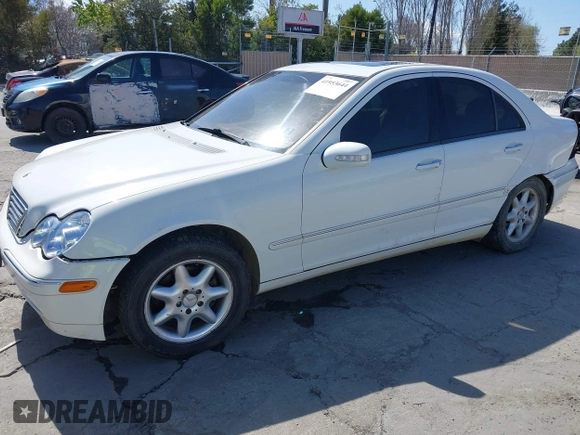 2003 Mercedes-Benz C 240 with VIN WDBRF61J93E012928, listed as a IAAI auction lot 41953644 with Not Provided miles and . Bid and sale history available at carsss.com. Image 2.