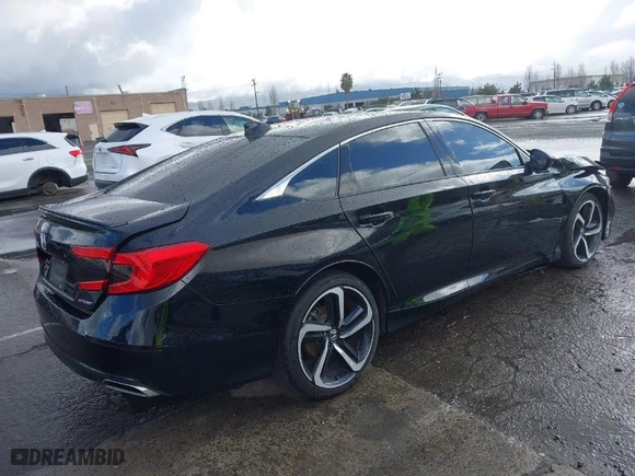 2018 Honda Accord Sedan Sport 1.5T with VIN 1HGCV1F35JA051626, listed as a IAAI auction lot 41742556 with 122,474 mi miles. Bid and sale history available at carsss.com. Image 4.