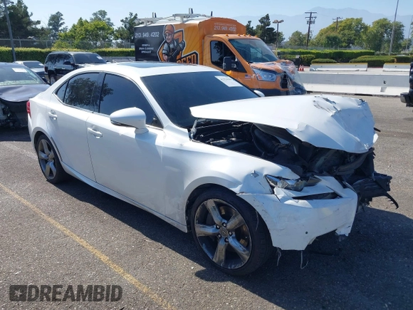 2015 Lexus IS 350 with VIN JTHBE1D21F5014656, listed as a IAAI auction lot 42554384 with 125,886 mi miles and . Bid and sale history available at DreamBid. Image 1.