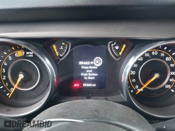 2021 Jeep Wrangler Sport S with VIN 1C4GJXAN6MW677281, listed as a IAAI auction lot 40814351 with 55,360 mi miles and . Bid and sale history available at DreamBid. Image 7.