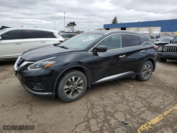 2018 Nissan Murano Platinum with VIN 5N1AZ2MH5JN131592, listed as a Copart auction lot 47310795 with 104,879 mi miles and Clean Title. Bid and sale history available at carsss.com. Image 1.