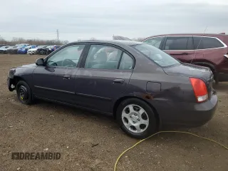 2002 Hyundai Elantra GLS with VIN KMHDN45D42U292698, listed as a Copart auction lot 52349925 with 99,424 mi miles and Salvage title. Bid and sale history available at DreamBid. Image 2.