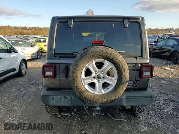 2021 Jeep Wrangler Unlimited Sport with VIN 1C4HJXKN2MW591498, listed as a Copart auction lot 78276744 with 98,868 mi miles and Salvage title. Bid and sale history available at DreamBid. Image 12.