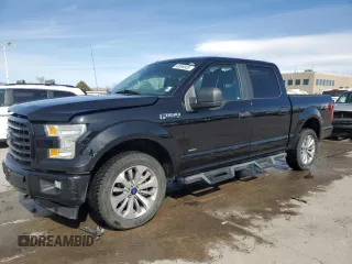 2017 Ford F-150 XL with VIN 1FTEW1EG0HKC62908, listed as a Copart auction lot 48599555 with 96,672 mi miles and Salvage Title. Bid and sale history available at carsss.com. Image 1.