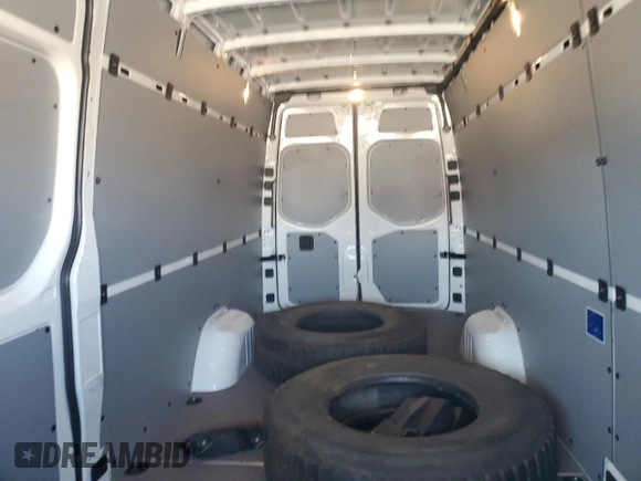2025 Mercedes-Benz Sprinter Cargo with VIN W1Y4NCHY6SP753794, listed as a Copart auction lot 52648465 with 610 mi miles and Salvage Title. Bid and sale history available at carsss.com. Image 10.