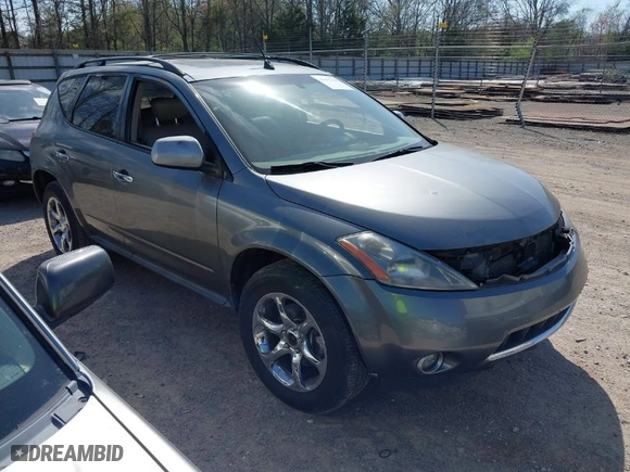 2005 Nissan Murano SE with VIN JN8AZ08T25W331809, listed as a IAAI auction lot 41955718 with 197,810 mi miles. Bid and sale history available at carsss.com. Image 1.