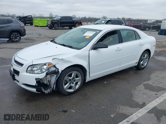 2012 Chevrolet Malibu 1LS with VIN 1G1ZB5E09CF333587, listed as a IAAI auction lot 41990688 with 136,183 mi miles and . Bid and sale history available at DreamBid. Image 17.