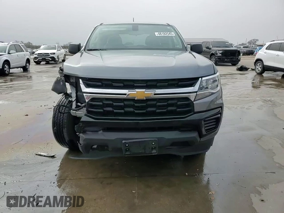 2022 Chevrolet Colorado 2WD Work Truck with VIN 1GCGSBEA8N1284176, listed as a Copart auction lot 48182545 with 33,930 mi miles and Salvage title. Bid and sale history available at DreamBid. Image 14.
