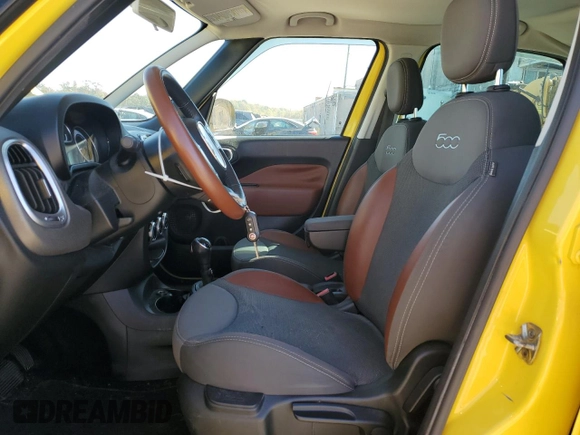 2014 FIAT 500L Trekking with VIN ZFBCFADH6EZ023595, listed as a Copart auction lot 77105084 with 143,562 mi miles and Clean Title. Bid and sale history available at carsss.com. Image 7.